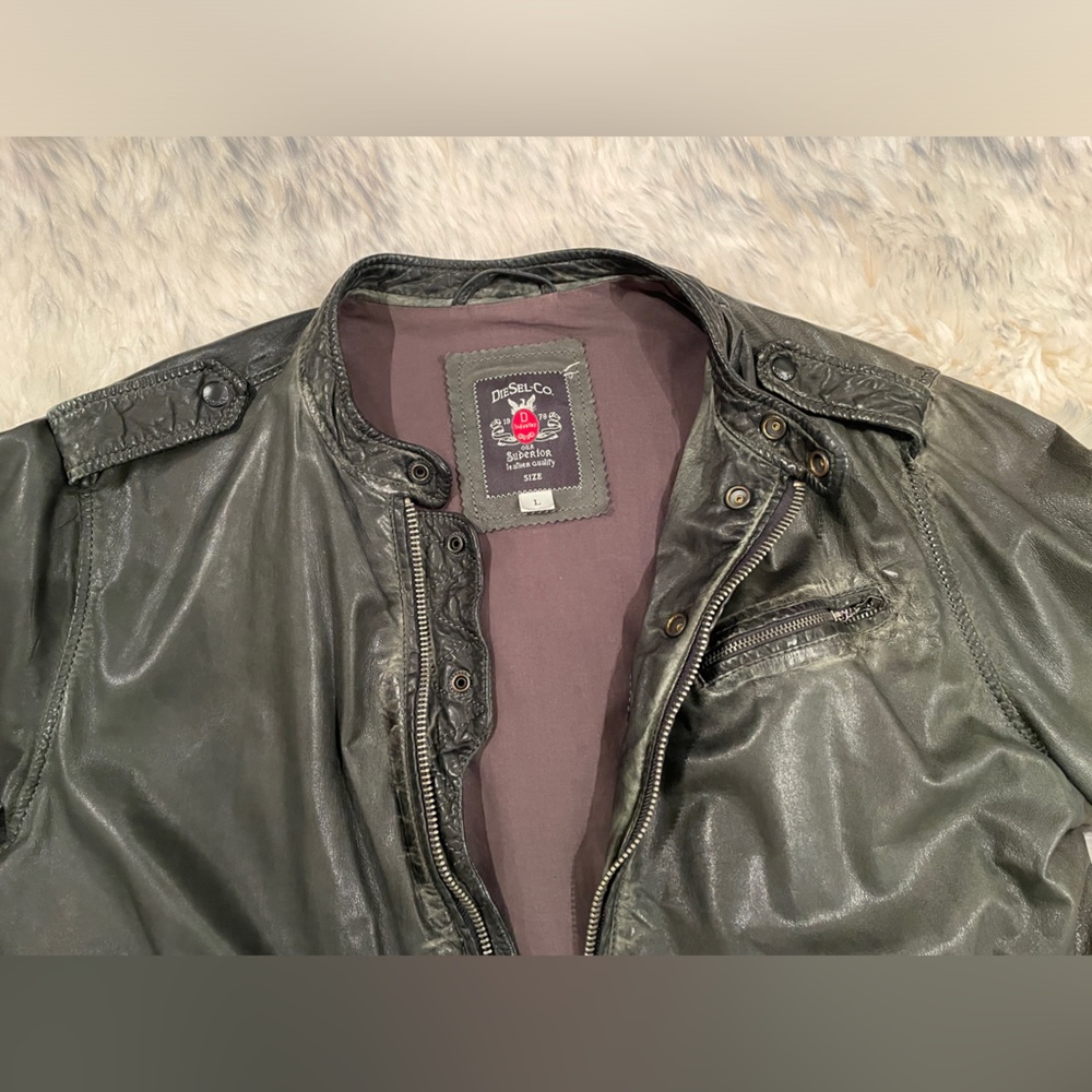 Diesel leather jacket